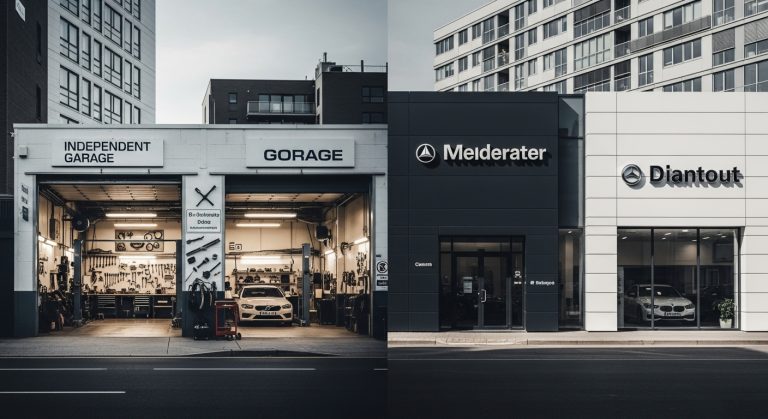 Différences entre garages indépendants et concessions